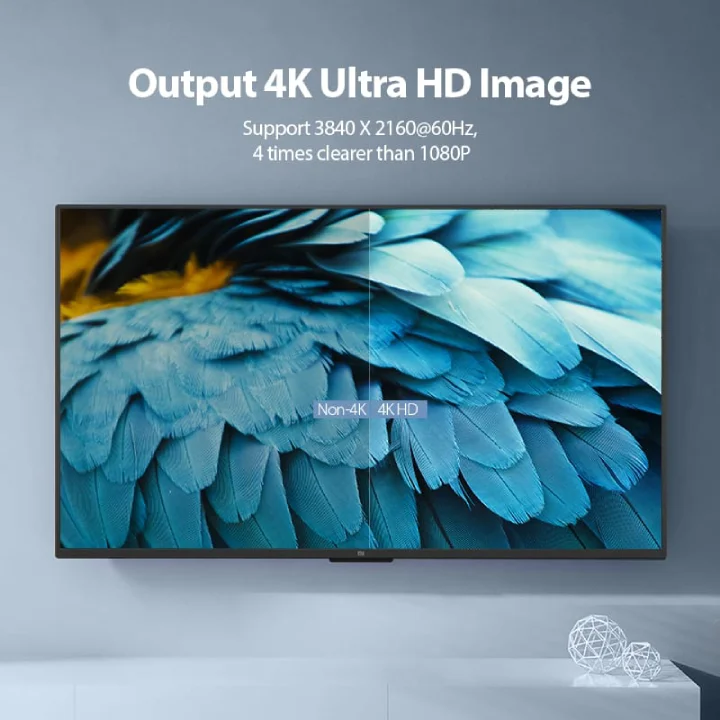 كيبل HDMI Vention AAIBF بطول 1 متر، 4K@60Hz – أسود - Image 3
