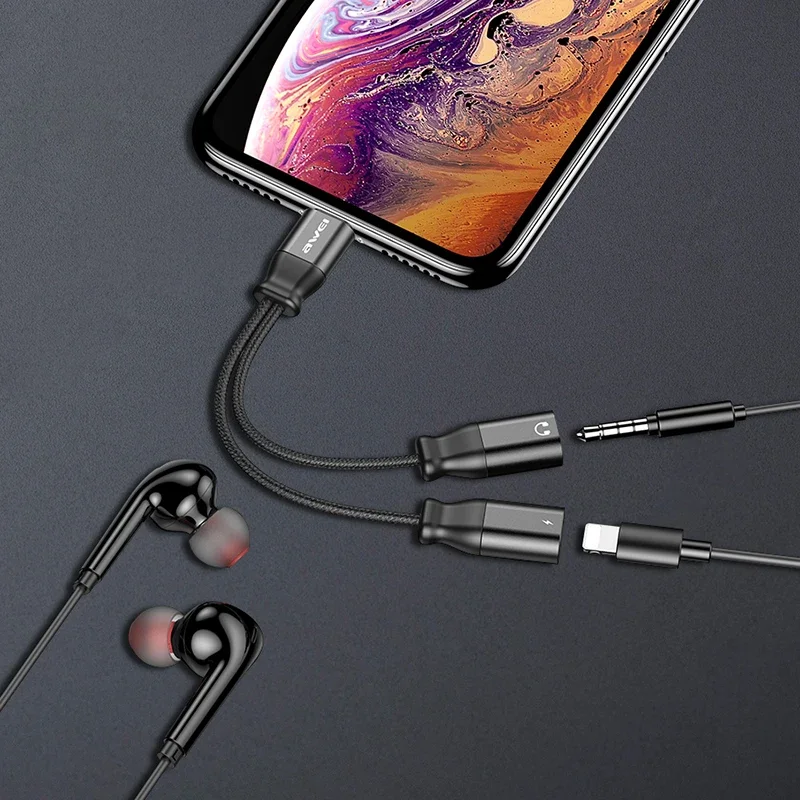 محول سماعات Awei CL-73 من Lightning إلى AUX 3.5 مم للآيفون - Image 6