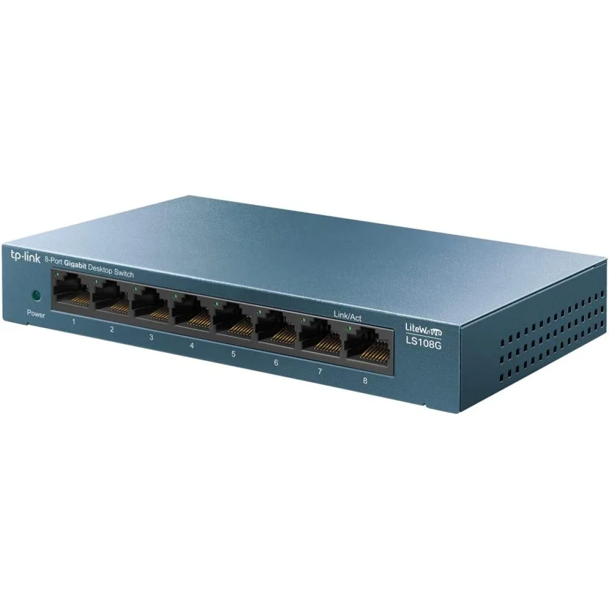 TP-LINK LS1008G 8-Port Gigabit Desktop/Wall-Mount Ethernet Switch - Thumbnail 4