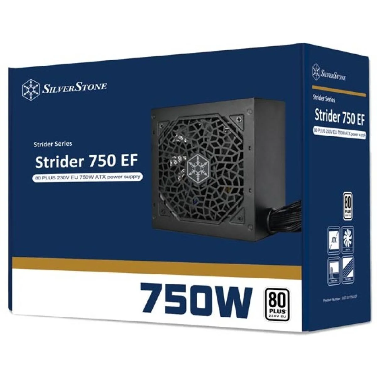 SilverStone Strider 750 EF 230V EU 750W ATX 80 PLUS White Power Supply