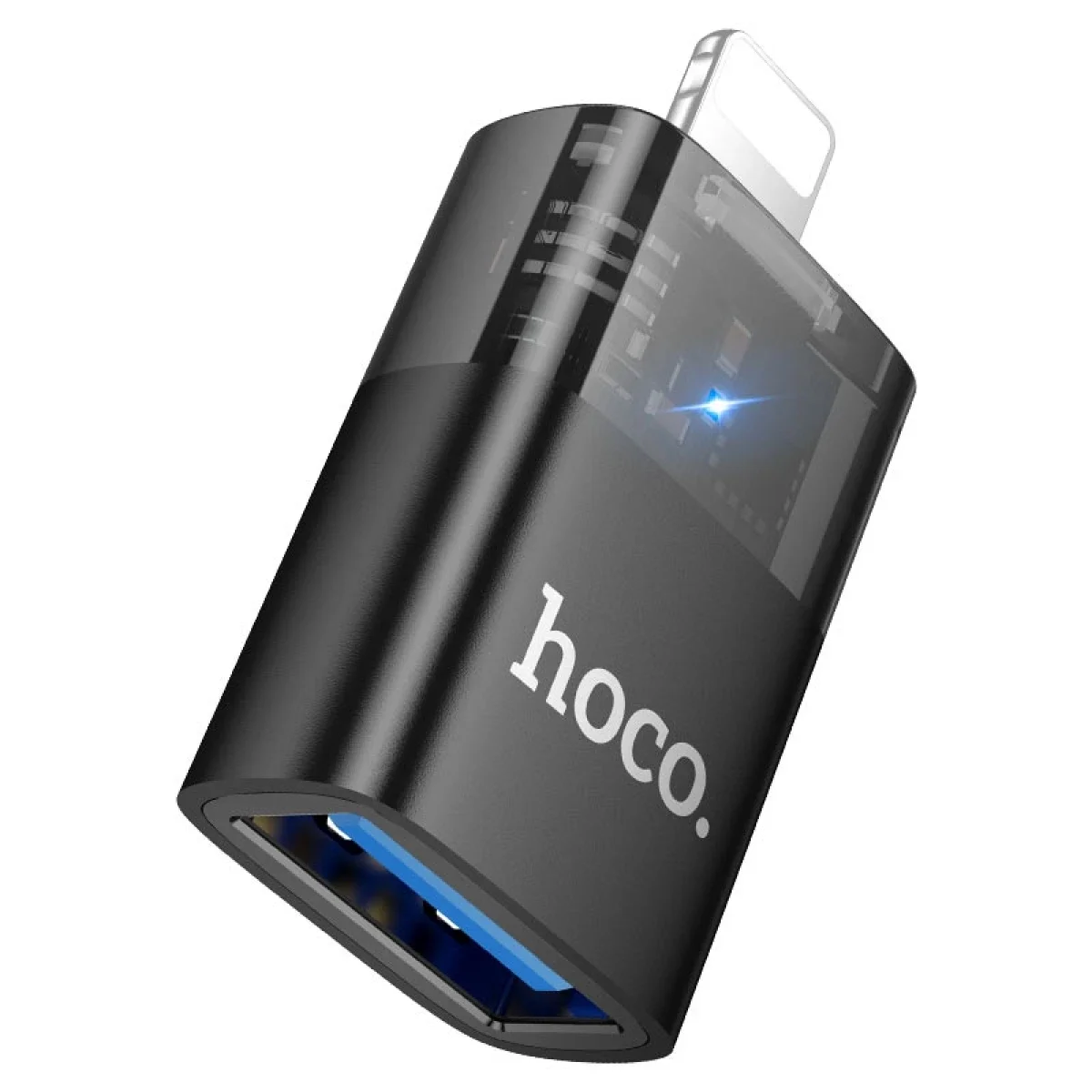 محول HOCO UA36 من Lightning إلى USB-A OTG بسرعة 480Mbps - Thumbnail 2