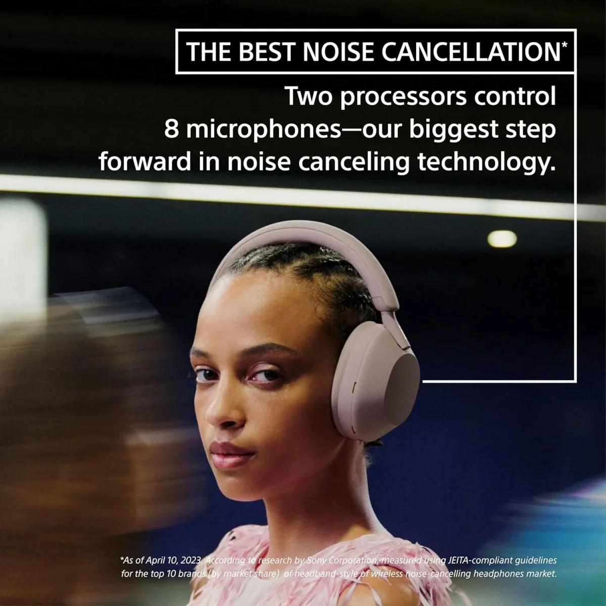 Sony WH-1000XM5 Wireless Noise Cancelling Bluetooth Headphones, Smoky Pink - Thumbnail 7
