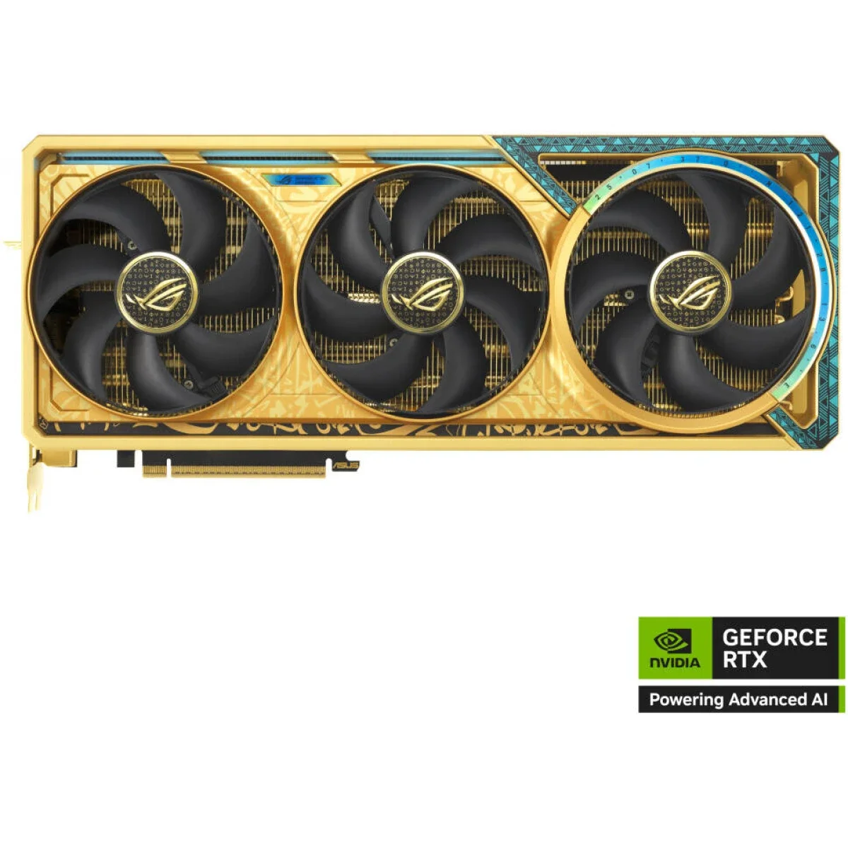 كرت شاشة Asus ROG Astral GeForce RTX 5090 Dhahab OC Edition بسعة 32GB GDDR7 - Image 3