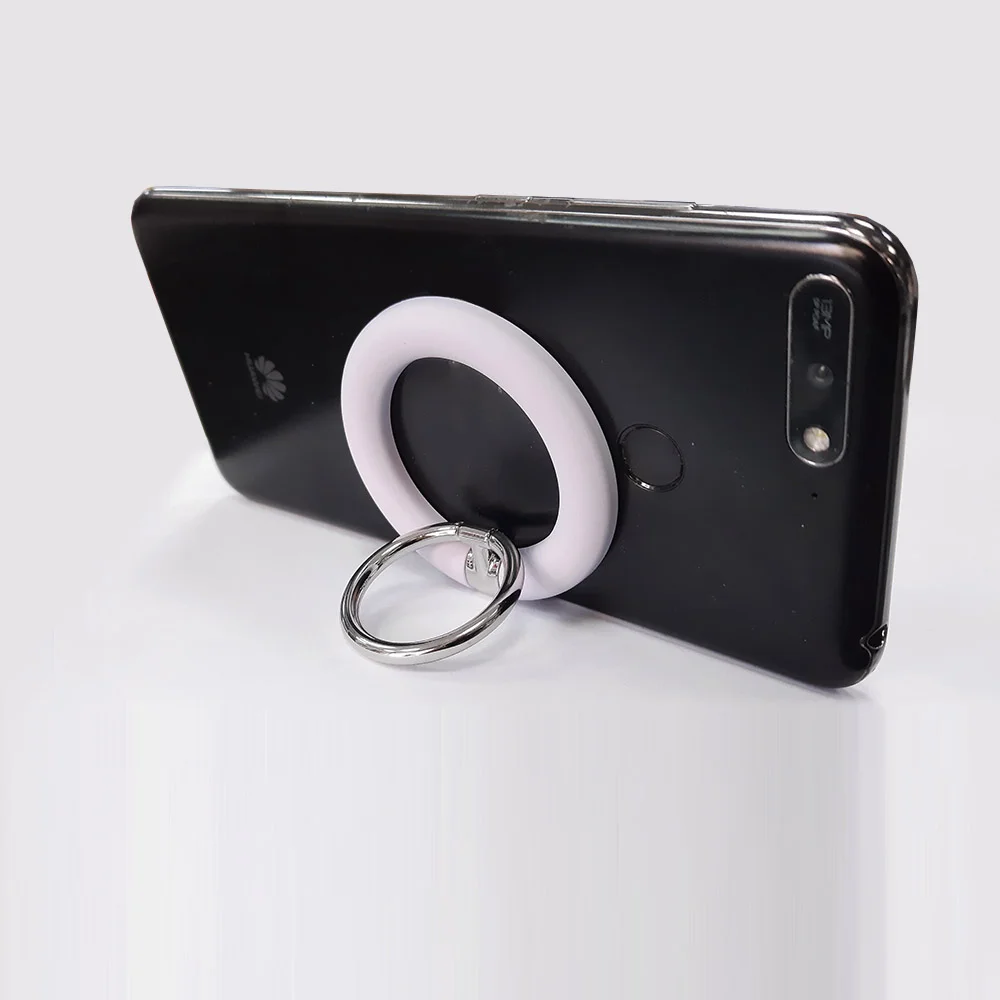 حامل حلقة مغناطيسي للموبايل Pisen LV-ZJ04 – أبيض / أزرق / بنفسجي - Image 2