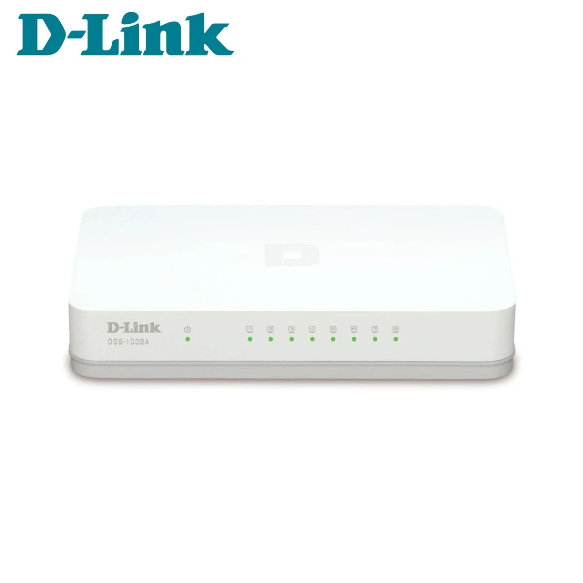 سويتش مكتبي D-Link DGS-1008A سهل 8 منافذ جيجابت