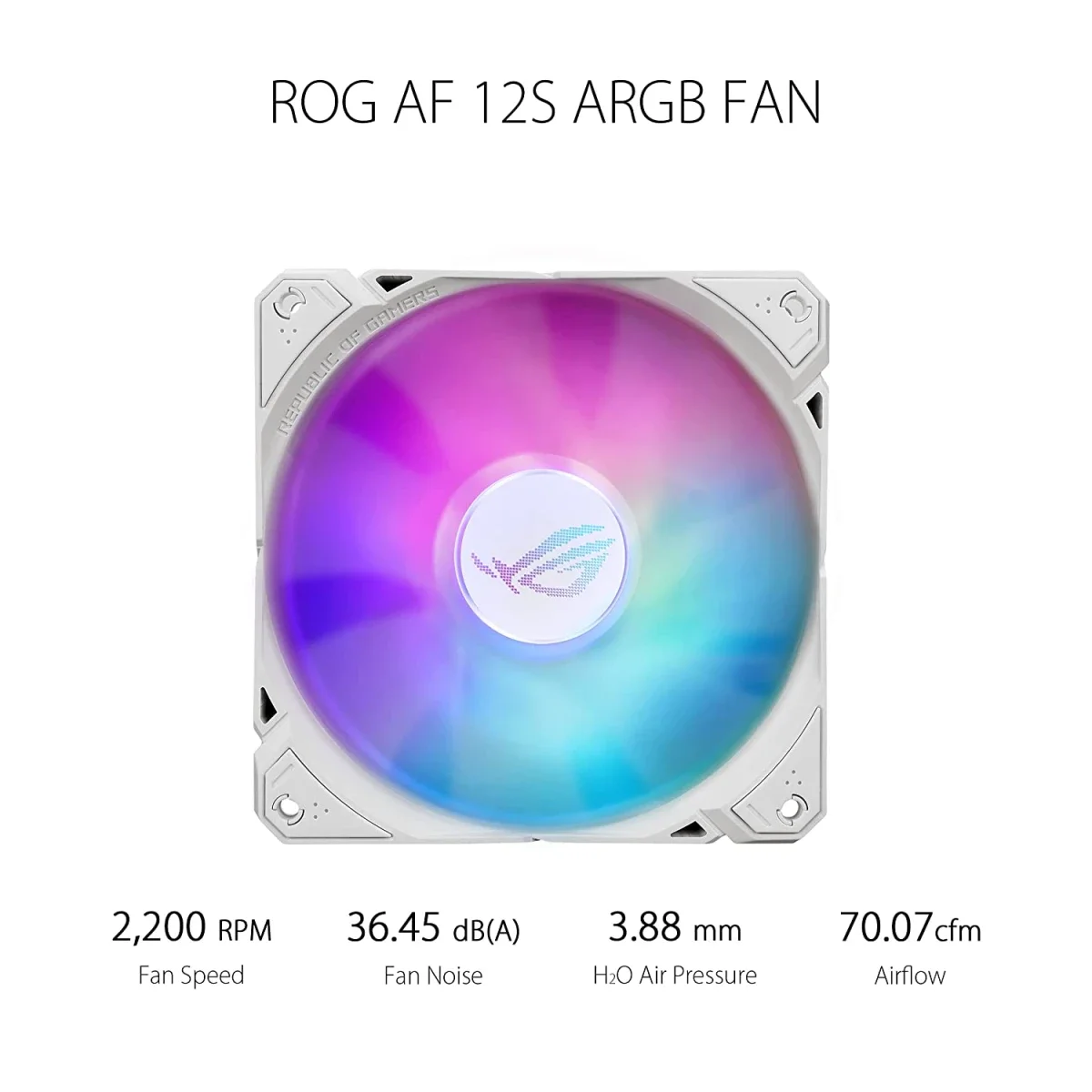 Asus ROG Ryuo III 240 ARGB AIO Liquid Cooler with Anime Matrix LED Display - White - Image 5