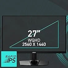 MSI MAG 274QPF E20 27-Inch Rapid IPS 2K Gaming Monitor, 200Hz, 0.5ms, HDR 400, Black - Image 7