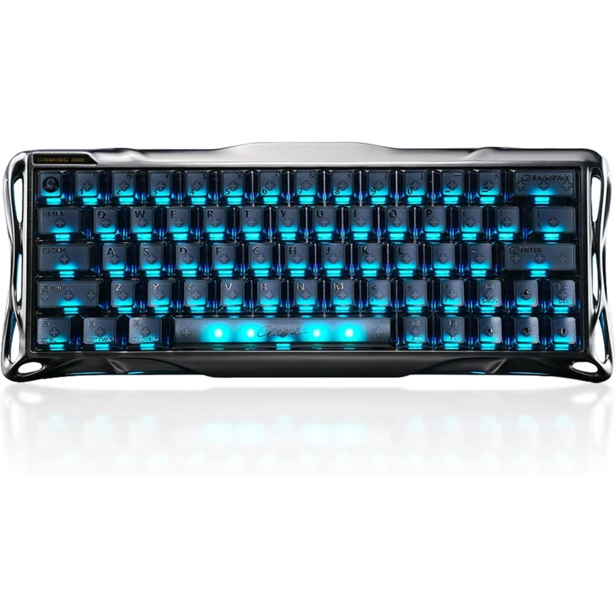 كيبورد ألعاب GravaStar Mercury V60 Pro مغناطيسي HE بنسبة 60%، 8kHz، 0.125ms، أسود