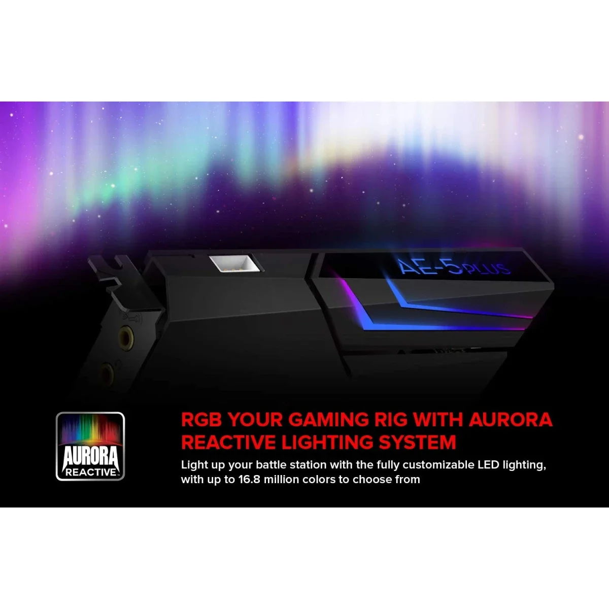 بطاقة صوت للألعاب Creative Sound BlasterX AE-5 Plus PCIe مع DAC - Thumbnail 5