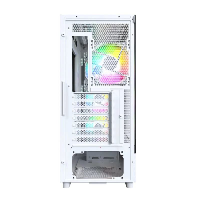 كيس كمبيوتر Montech X5 أبيض ATX يدعم GeForce RTX 50 Series - Image 8