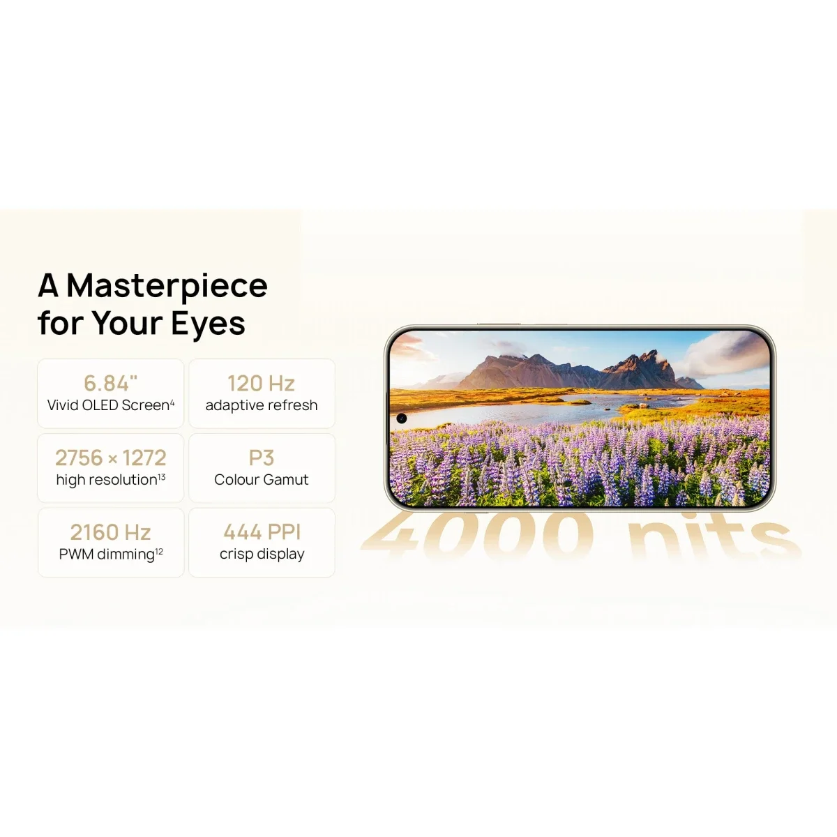 HUAWEI nova 15 Max Dual SIM Smartphone, 8GB RAM, 256GB Storage, 120Hz OLED, 50MP Camera, Golden Black - Thumbnail 6