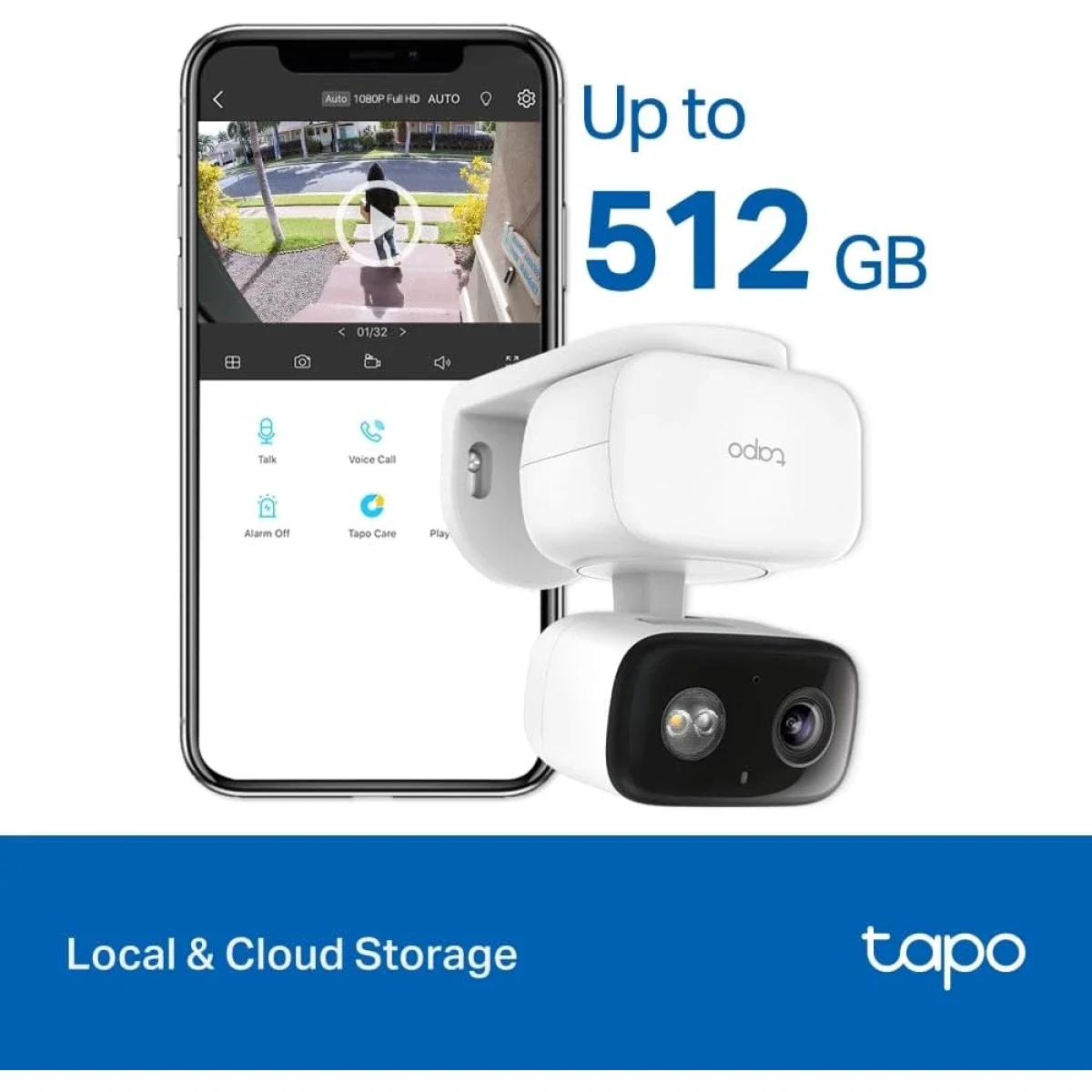 كاميرا مراقبة صغيرة TP-LINK Tapo C206 داخلية وخارجية بدقة 1080p وتغطية 360° - Image 3