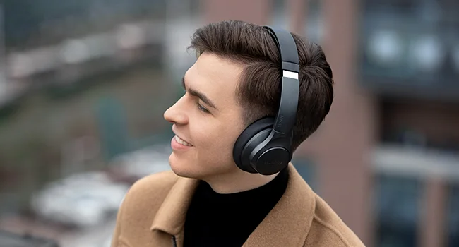 Anker Soundcore Life Q20 Hybrid ANC Wireless Over-Ear Bluetooth Headphones, 60H Playtime, Black - Thumbnail 11