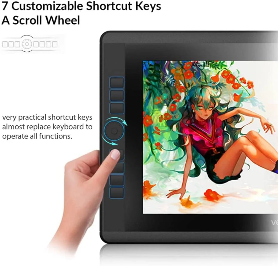 تابلت رسم VEIKK VK1560 Pro بشاشة 15.6 إنش وقلم - Thumbnail 7