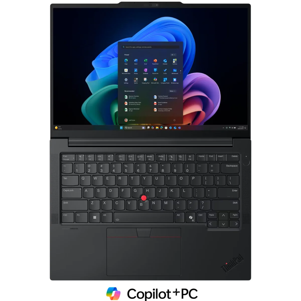 Lenovo ThinkPad E14 Gen 8 (21Y60039EQ) Laptop, 14" WUXGA IPS, Intel Core Ultra 7 355, 16GB DDR5, 1TB NVMe SSD, Wi-Fi 7, Thunderbolt 4, Backlit Arabic Keyboard, Black, 1-Year Warranty - Thumbnail 7