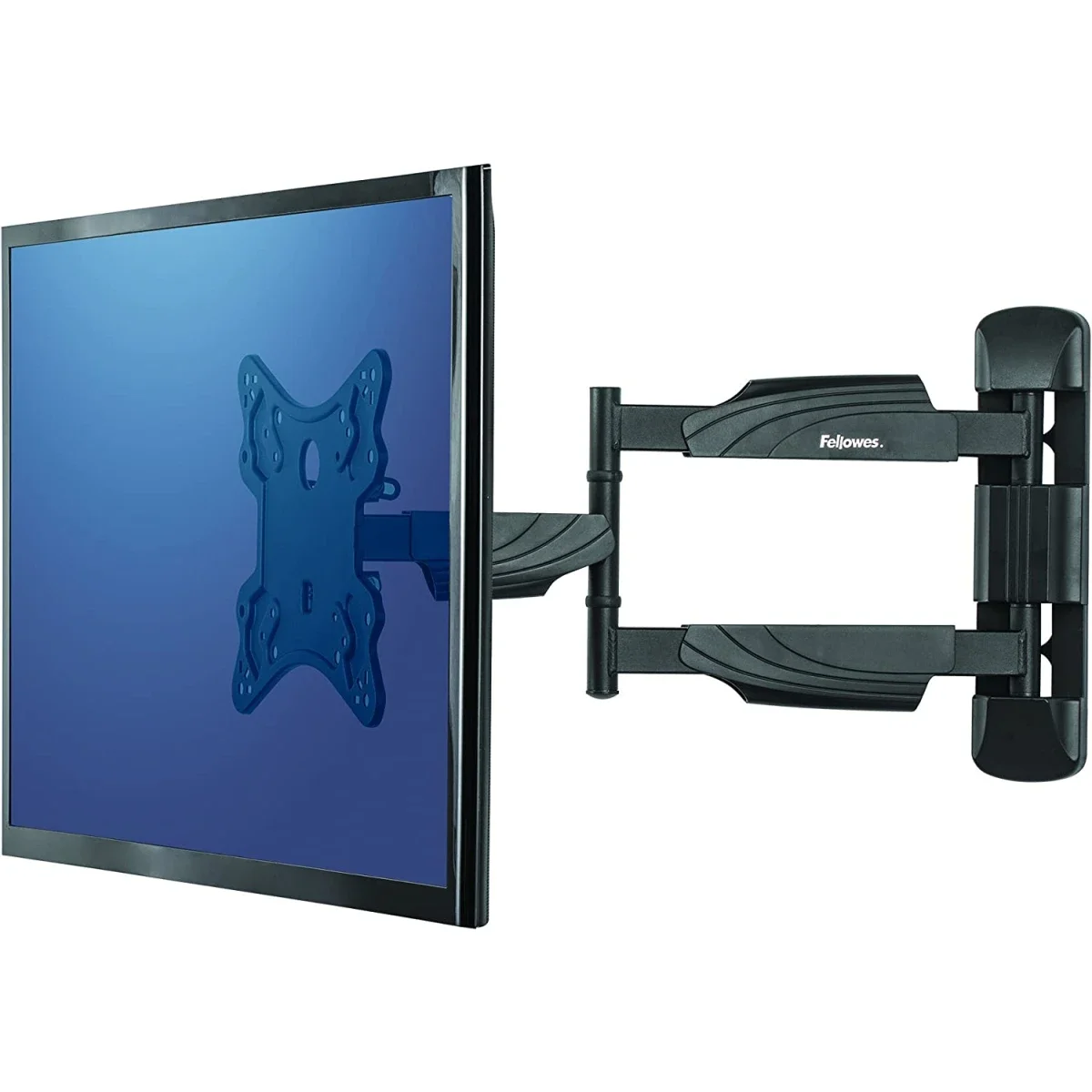 Fellowes Full Motion TV Wall Mount for Up to 55-Inch Monitors, 360° Rotation, Black - Thumbnail 2