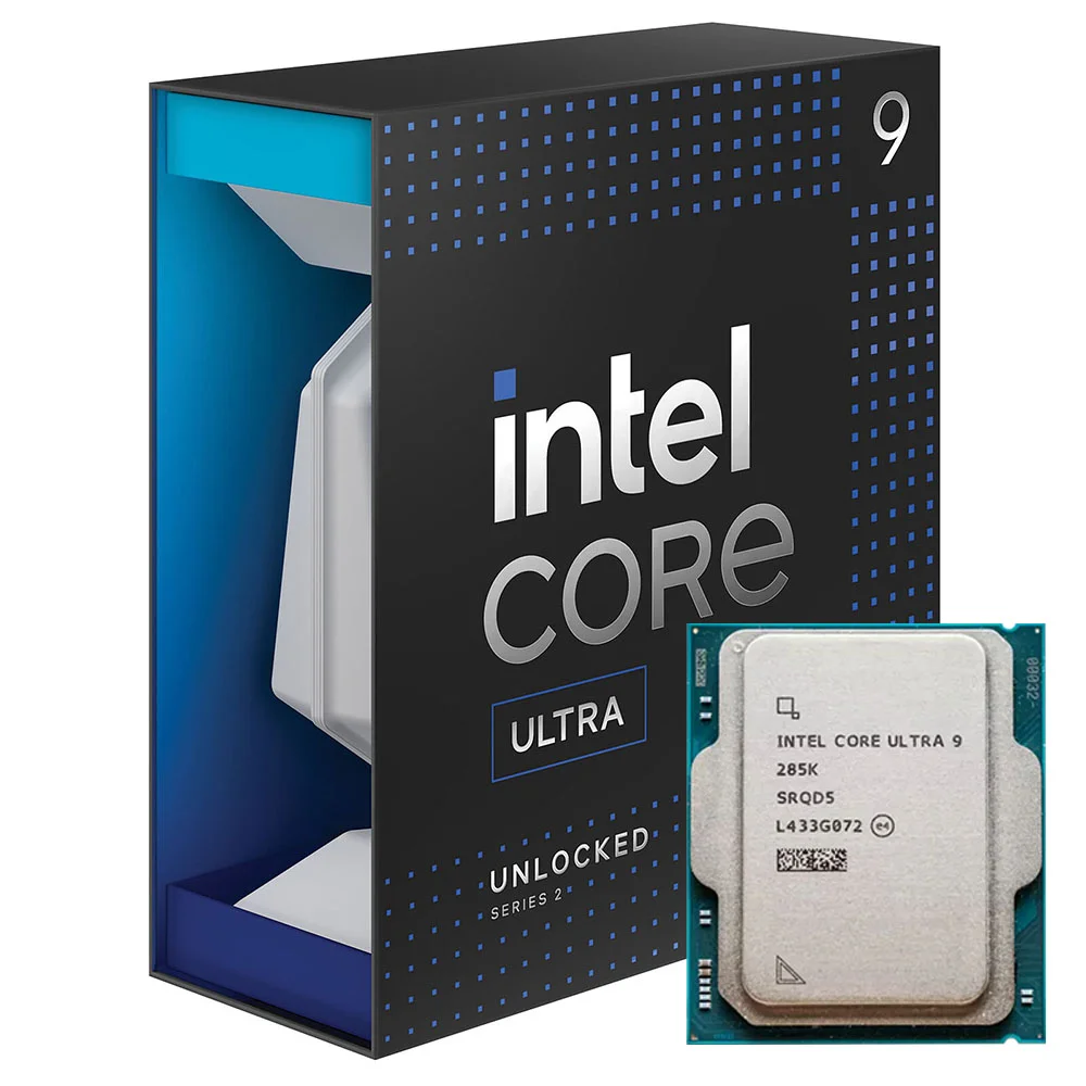 معالج Intel Core Ultra 9 285K بتردد حتى 5.70 GHz، 24 نواة، 24 خيط معالجة، كاش 36MB، LGA 1851