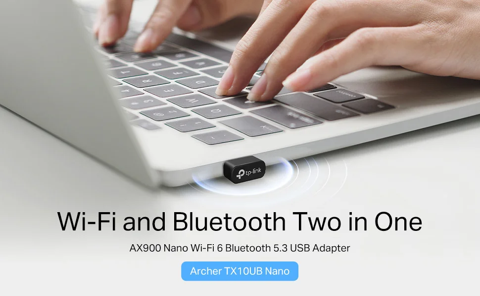 محول USB TP-LINK Archer TX10UB Nano AX900 واي فاي 6 وبلوتوث 5.3 بسرعة 900 ميجابت/ثانية ثنائي النطاق USB 2.0 - Image 7