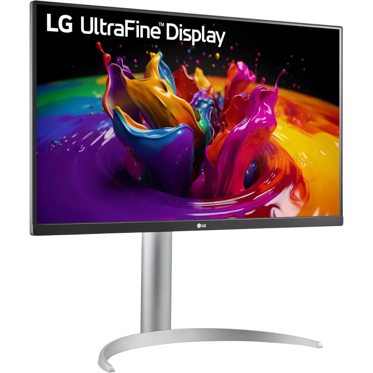 شاشة LG 27UP850K-W ألترا فاين IPS مقاس 27 إنش بدقة 4K UHD مع HDR 400 وUSB Type-C - Image 2