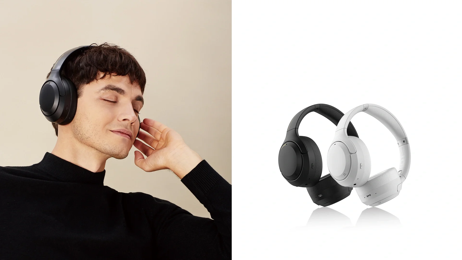 HONOR CHOICE ANC Headphone Pro ROS-ME00 – Up to 80 Hours – White - Thumbnail 7