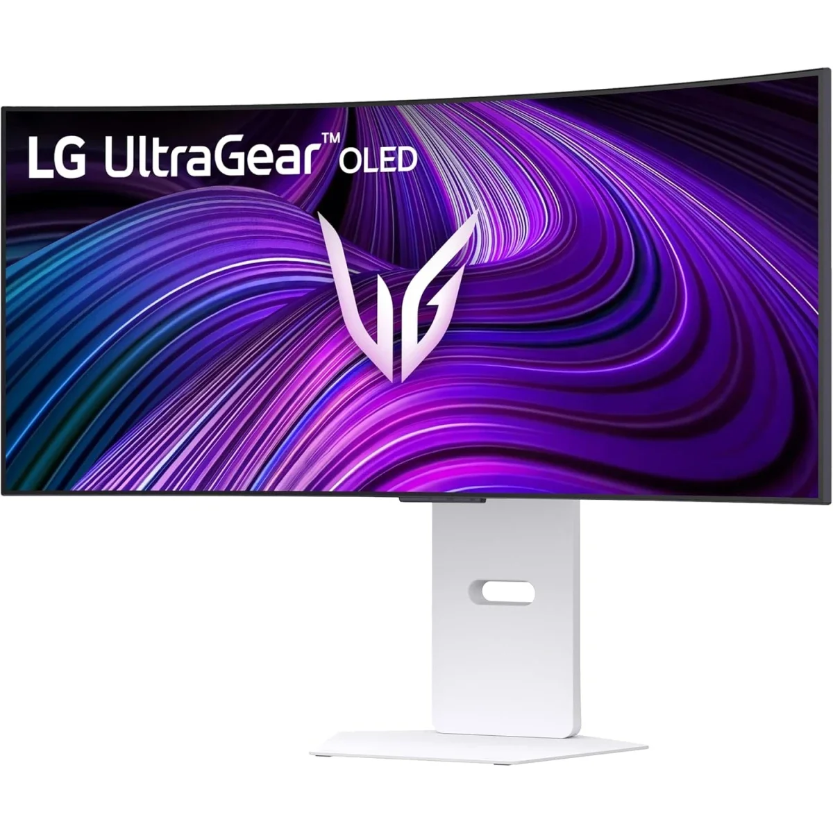 شاشة ألعاب LG UltraGear 34GX90SA-W مقاس 34 إنش OLED منحنية WQHD بتردد 240 هرتز - أبيض - Thumbnail 3