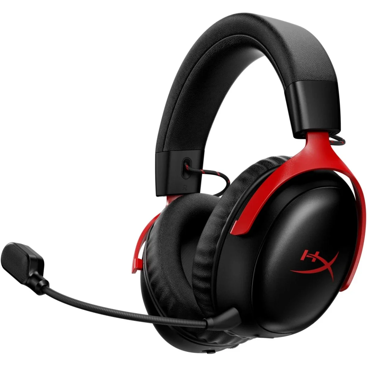 سماعة ألعاب لاسلكية HyperX Cloud III S (2025) بمشغلات 53 مم وبلوتوث - أحمر - Thumbnail 2