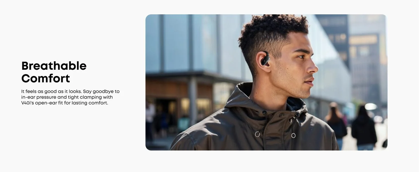 سماعات مفتوحة الأذن Anker Soundcore V40i بتقنية Bluetooth 5.4 ووقت تشغيل 21 ساعة - أسود - Image 19