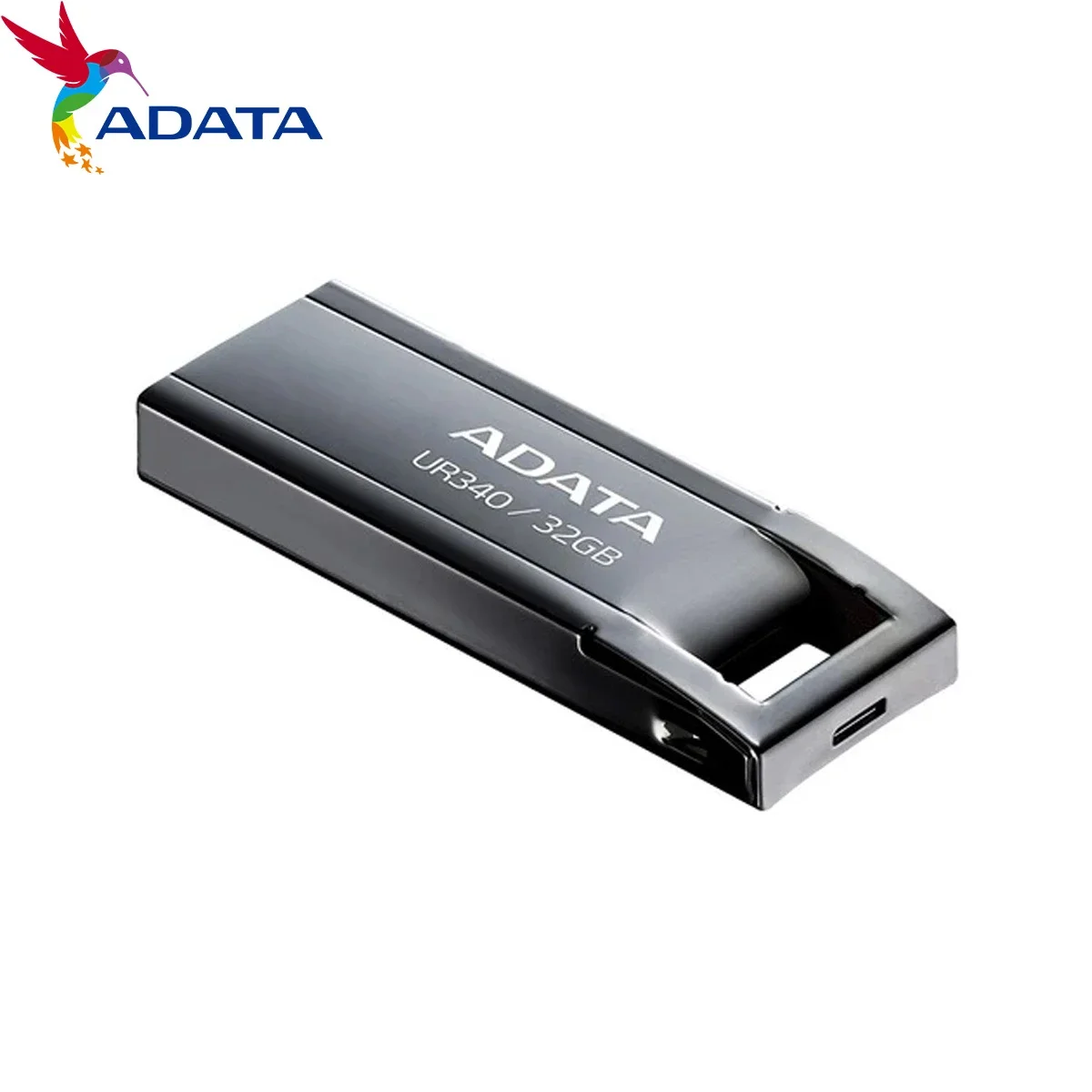 فلاش USB ADATA UR340 بسعة 32GB أسود USB 3.2 Gen 1