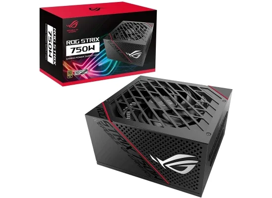 Asus ROG Strix 750W Fully Modular 80 PLUS Gold Power Supply with 0dB Axial-tech Fan - Image 6
