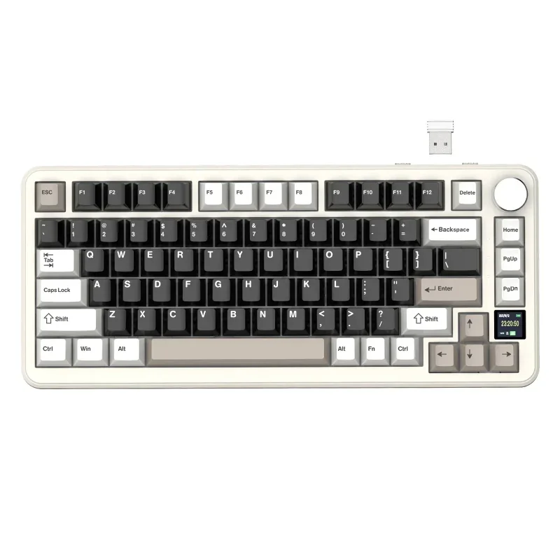 كيبورد ATTACK SHARK X85PRO ميكانيكي ثلاثي الاتصال بتثبيت Gasket – Cheese – سويتش Blueberry خطي - Image 6