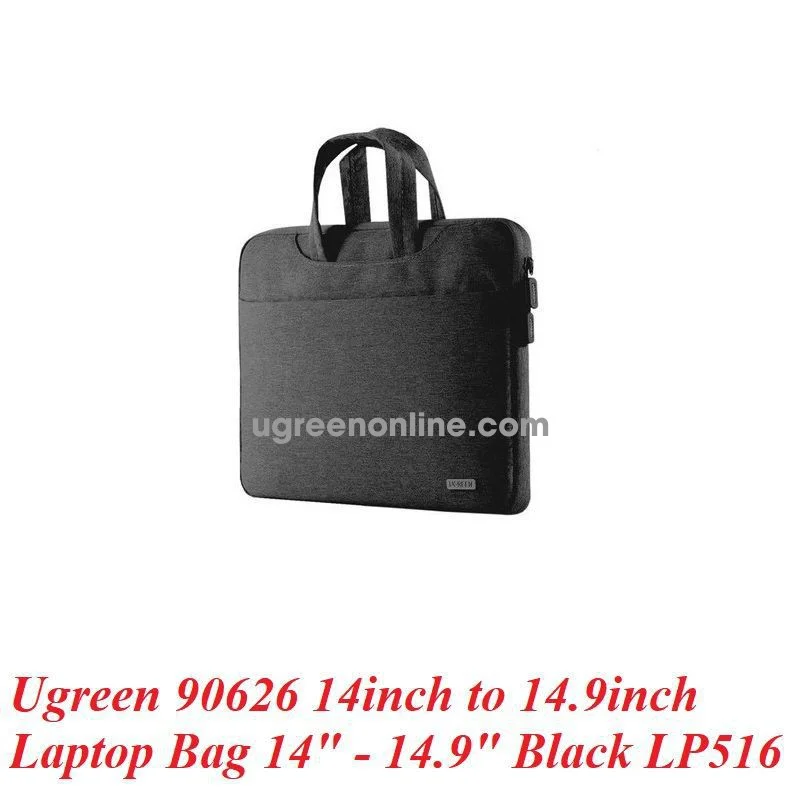 Ugreen LP516 Laptop Carry Case 14 Inch Water Resistant Soft Padded Black - Thumbnail 3