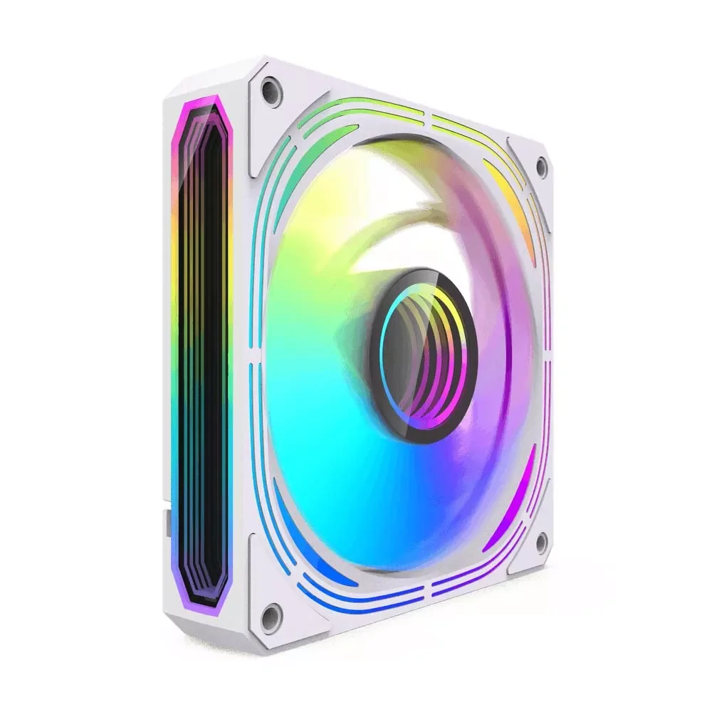 DarkFlash INF24 3-in-1 120mm ARGB Cooling Fan Kit - White - Thumbnail 5