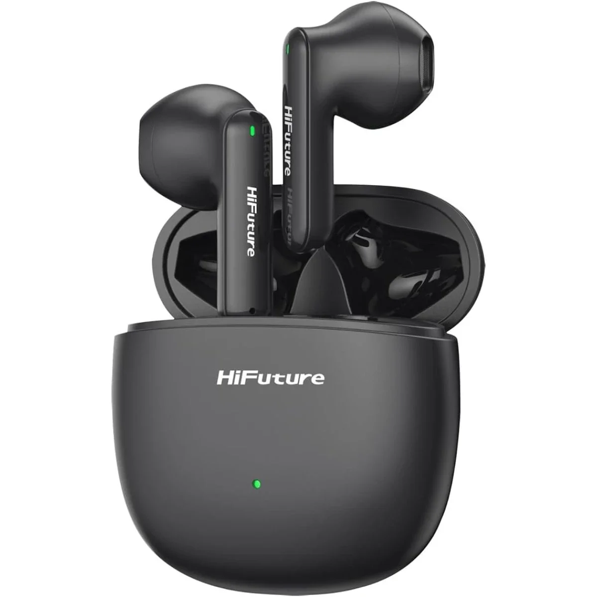 HiFuture ColorBuds2 TWS Wireless Earbuds, Bluetooth 5.3, 20-Hour Playtime, IPX5, Black
