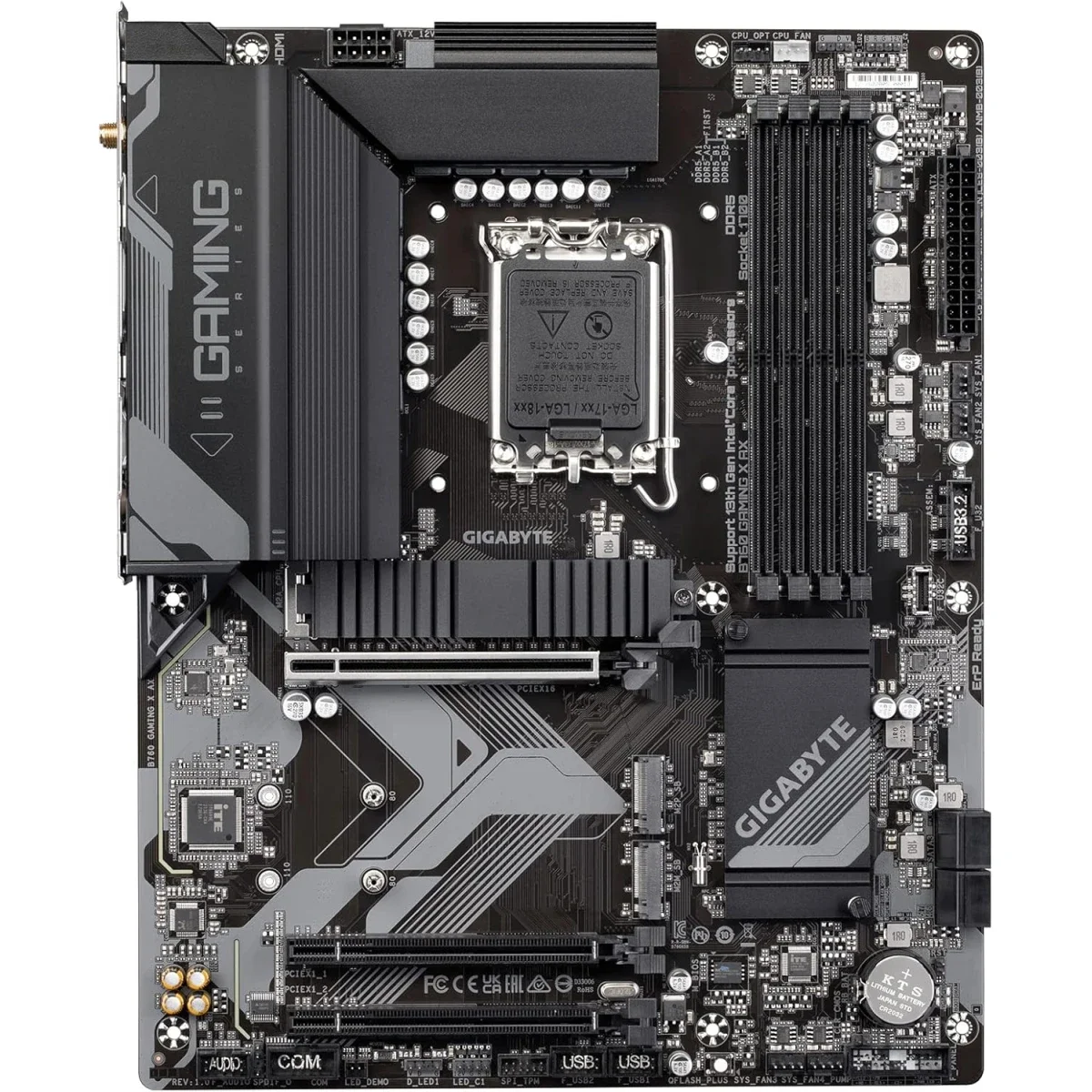 لوحة أم GIGABYTE B760 Gaming X AX Rev 1.0 ATX بمقبس LGA 1700 - Image 2