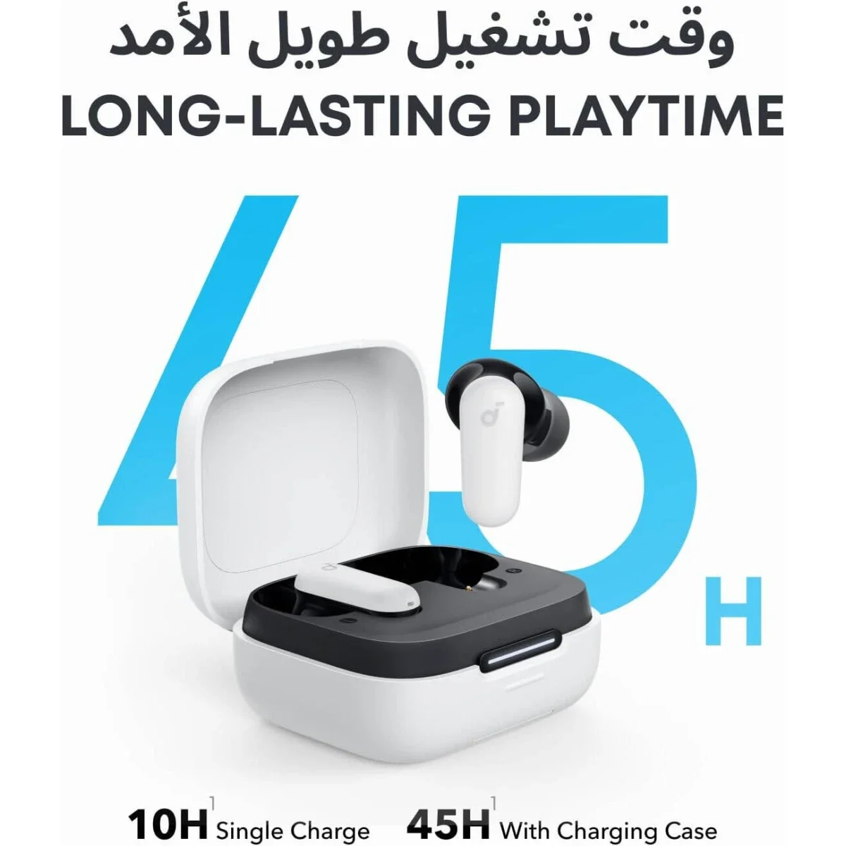 سماعات أذن لاسلكية Anker Soundcore R50i NC بإلغاء ضوضاء نشط ووقت تشغيل 45 ساعة، أخضر - Thumbnail 2