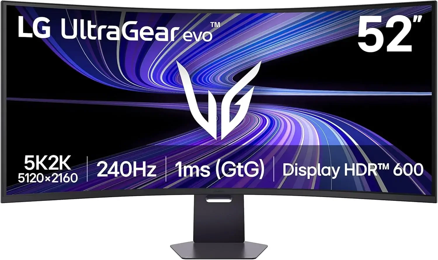 LG 52G930B-B UltraGear evo G9 52-inch 5K2K 240Hz 1ms DisplayHDR 600 Curved Gaming Monitor