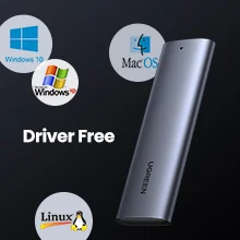 حاوية SSD M.2 SATA NGFF من Ugreen ألمنيوم USB 3.1 - Thumbnail 13