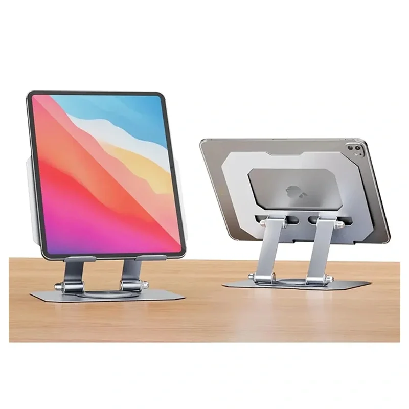 Adjustable Rotatable Metal Tablet Desk Stand - Image 2