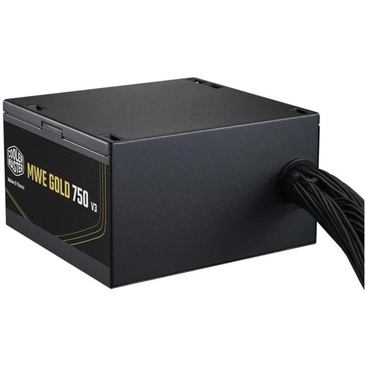 Cooler Master MWE Gold 750 V3 750W 80 Plus Gold ATX 3.1 Non-Modular Power Supply - Thumbnail 2