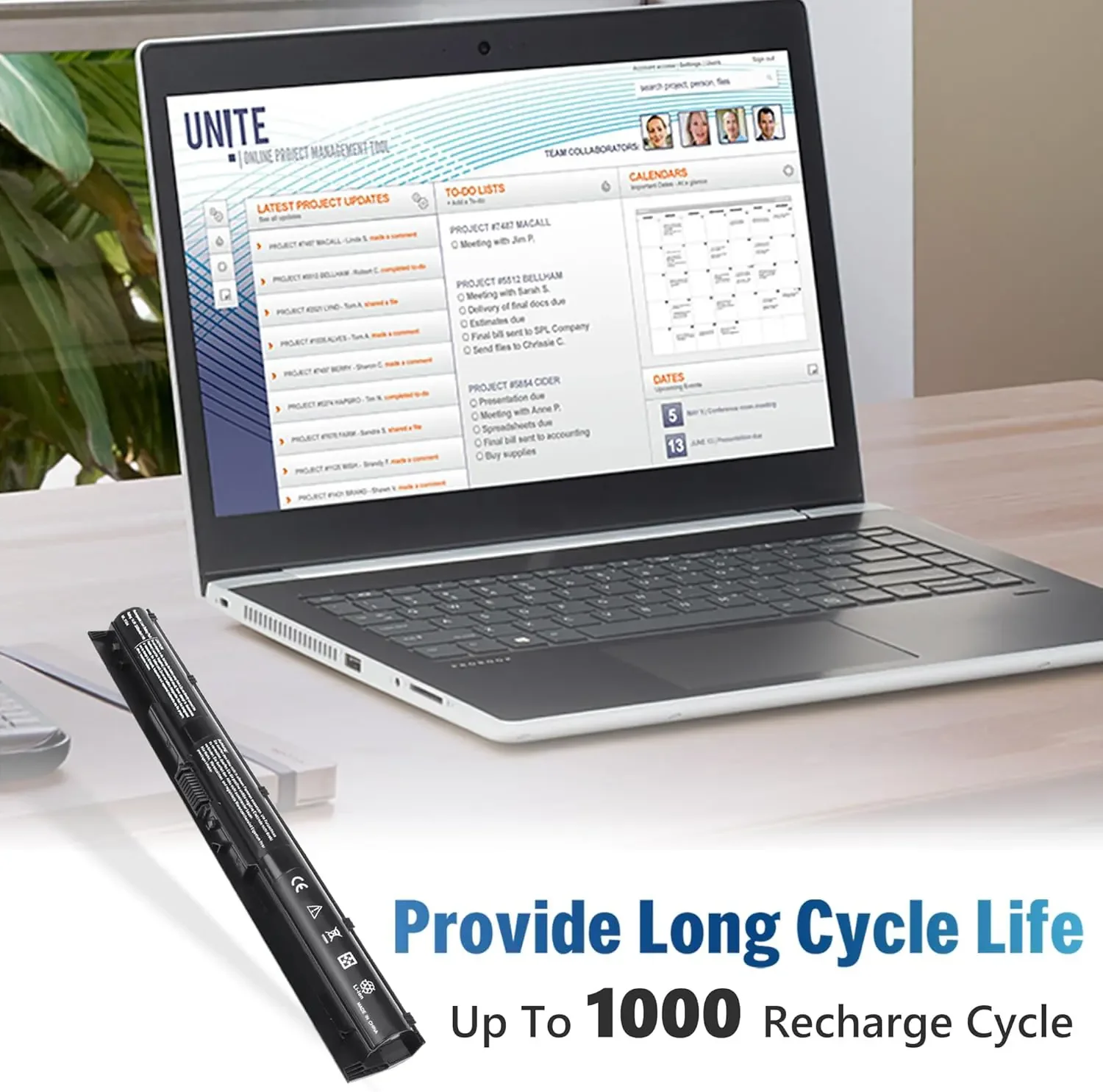 بطارية لابتوب بديلة لأجهزة HP KI04 - Image 3