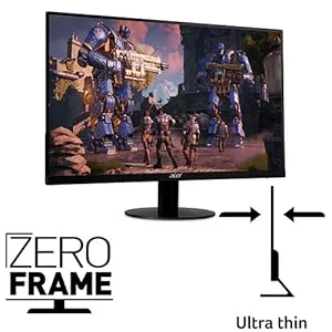 شاشة Acer SB241YBI 24 إنش IPS بدقة Full HD، 75Hz، 1ms VRB، FreeSync، أسود - Thumbnail 11
