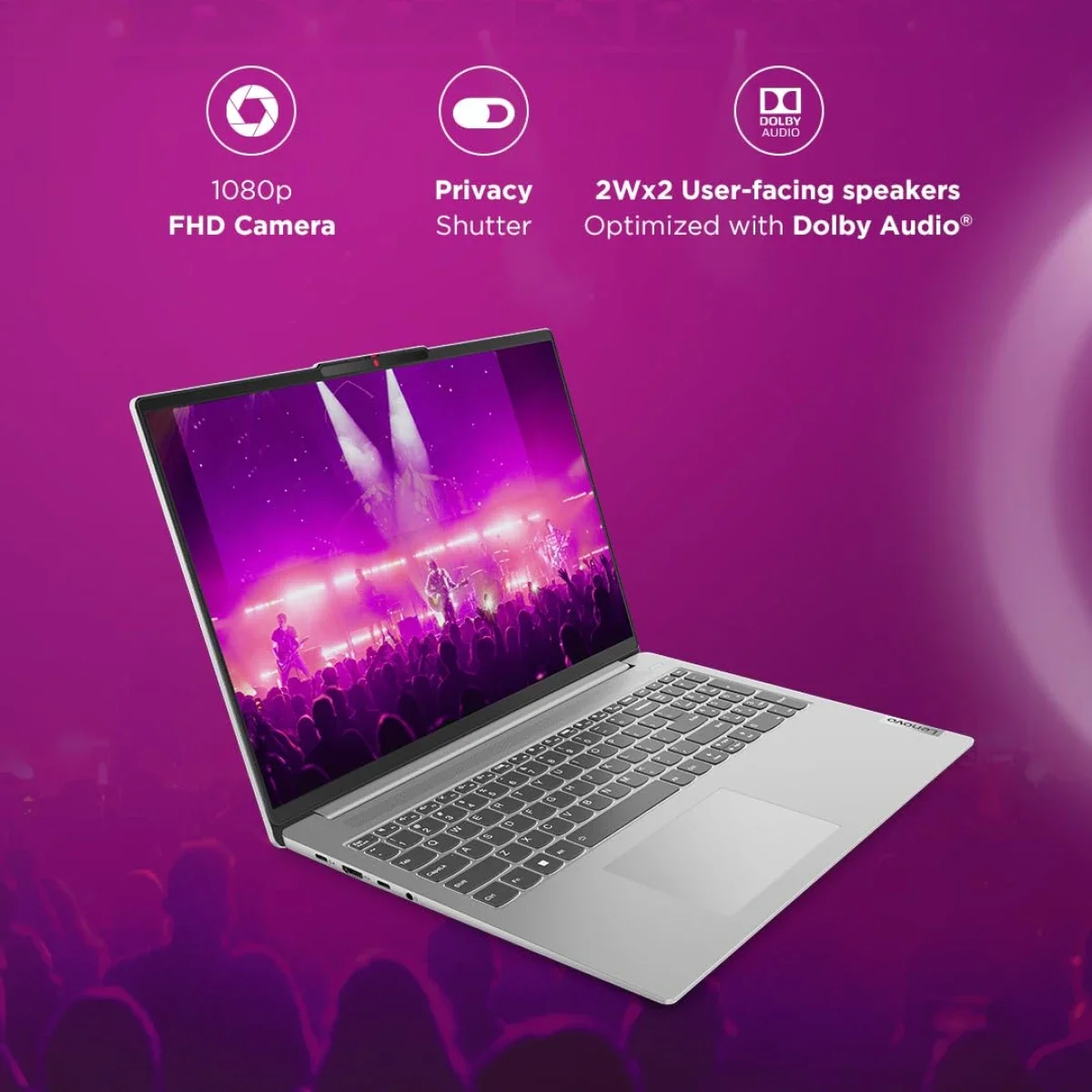 Lenovo IdeaPad Slim 3 15IRUS8 15.6-inch FHD Laptop Intel Core i3-1315U 8GB RAM 512GB SSD Arctic Grey - Image 2