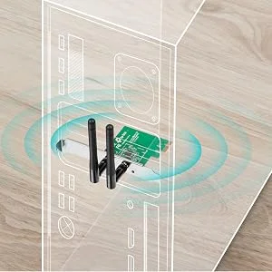 TP-LINK TL-WN881ND 300Mbps Wireless N PCI Express Adapter - Thumbnail 4
