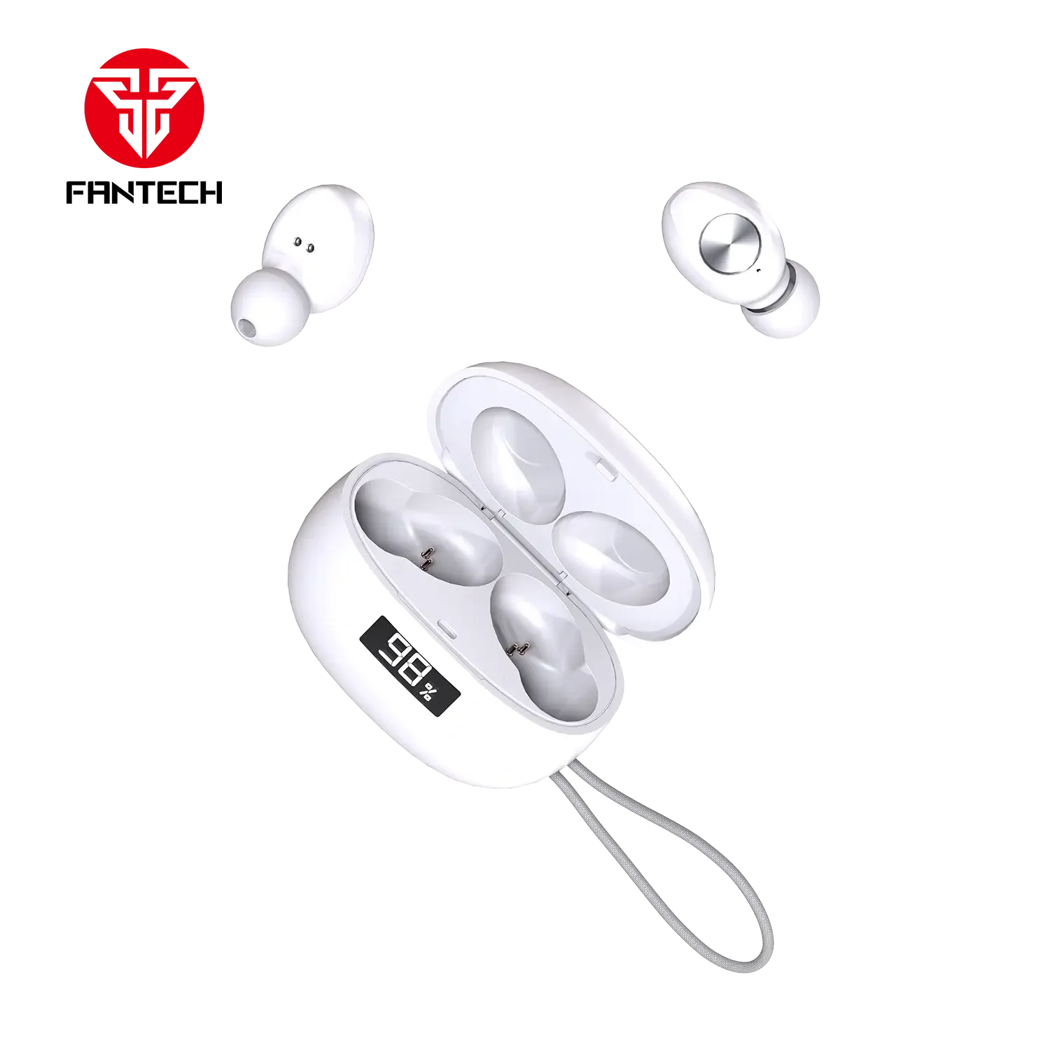 Fantech WAVE 14 TW14 True Wireless Earbuds White - Thumbnail 4
