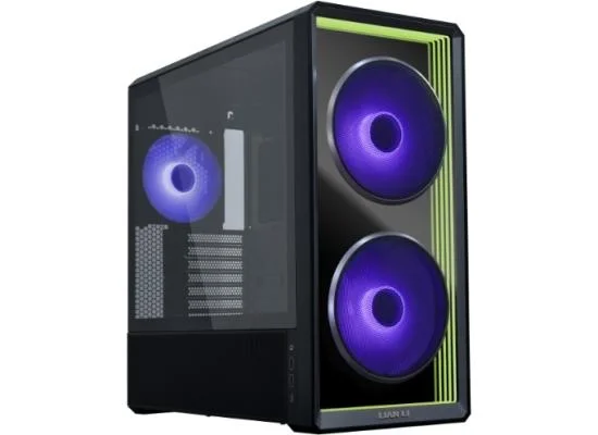 LIAN LI LANCOOL 217INFX Mesh Black ARGB ATX Mid-Tower Gaming Case with Type-C - Thumbnail 4
