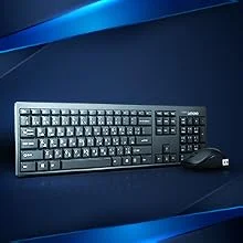 مجموعة لوحة مفاتيح وفأرة لاسلكية Lenovo 100 بتخطيط عربي/إنجليزي - Image 4