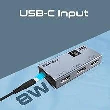 Promate MediaSwitch-2T 8K HDMI Switch with Touch Control - Image 14