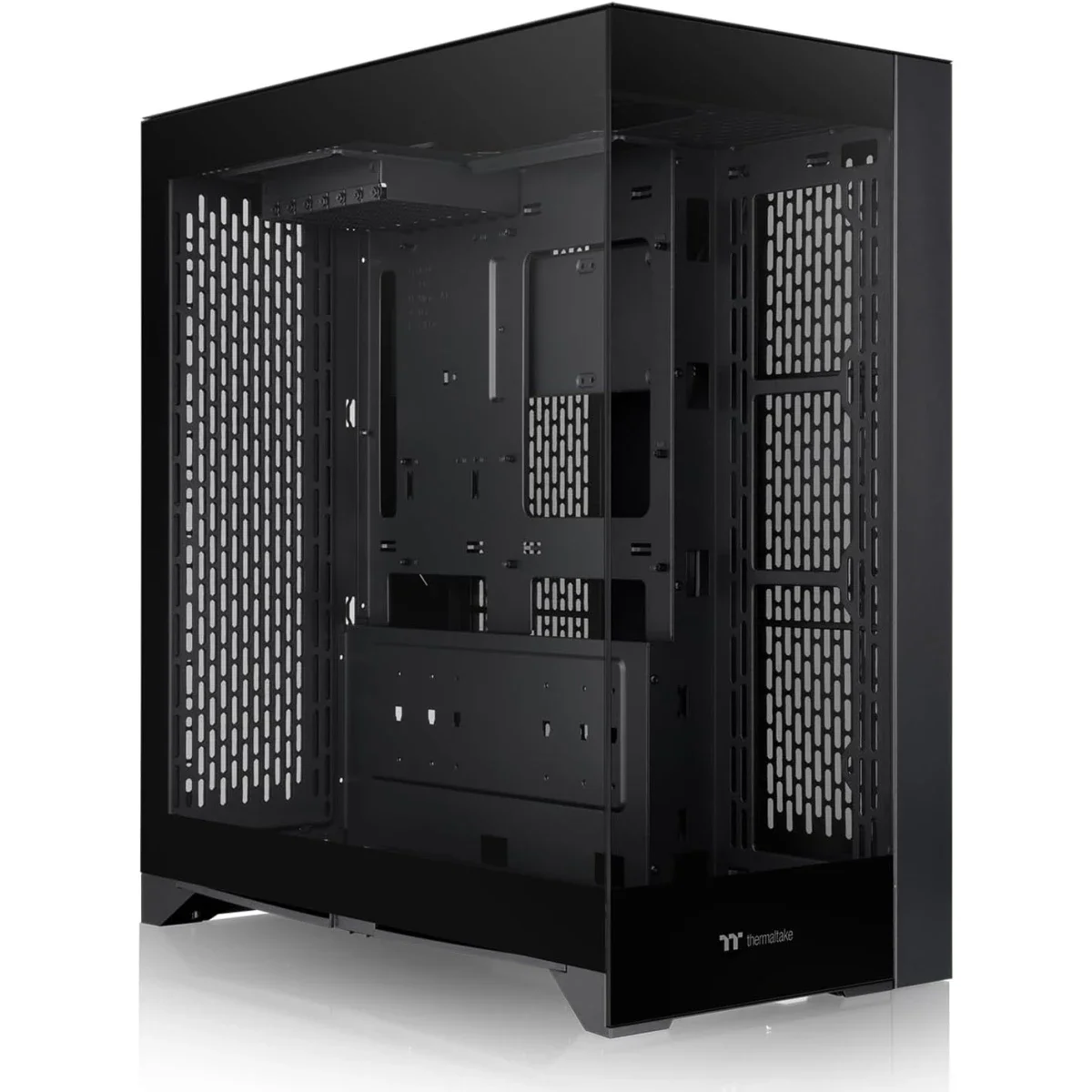 Thermaltake CTE E600 MX E-ATX Mid-Tower Case with 3-Way Floating GPU Bracket and 400mm PCIe 4.0 Riser Cable - Black - Image 2