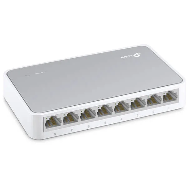TP-LINK TL-SF1008D 8-Port 10/100Mbps Fast Ethernet Desktop Switch - Image 2