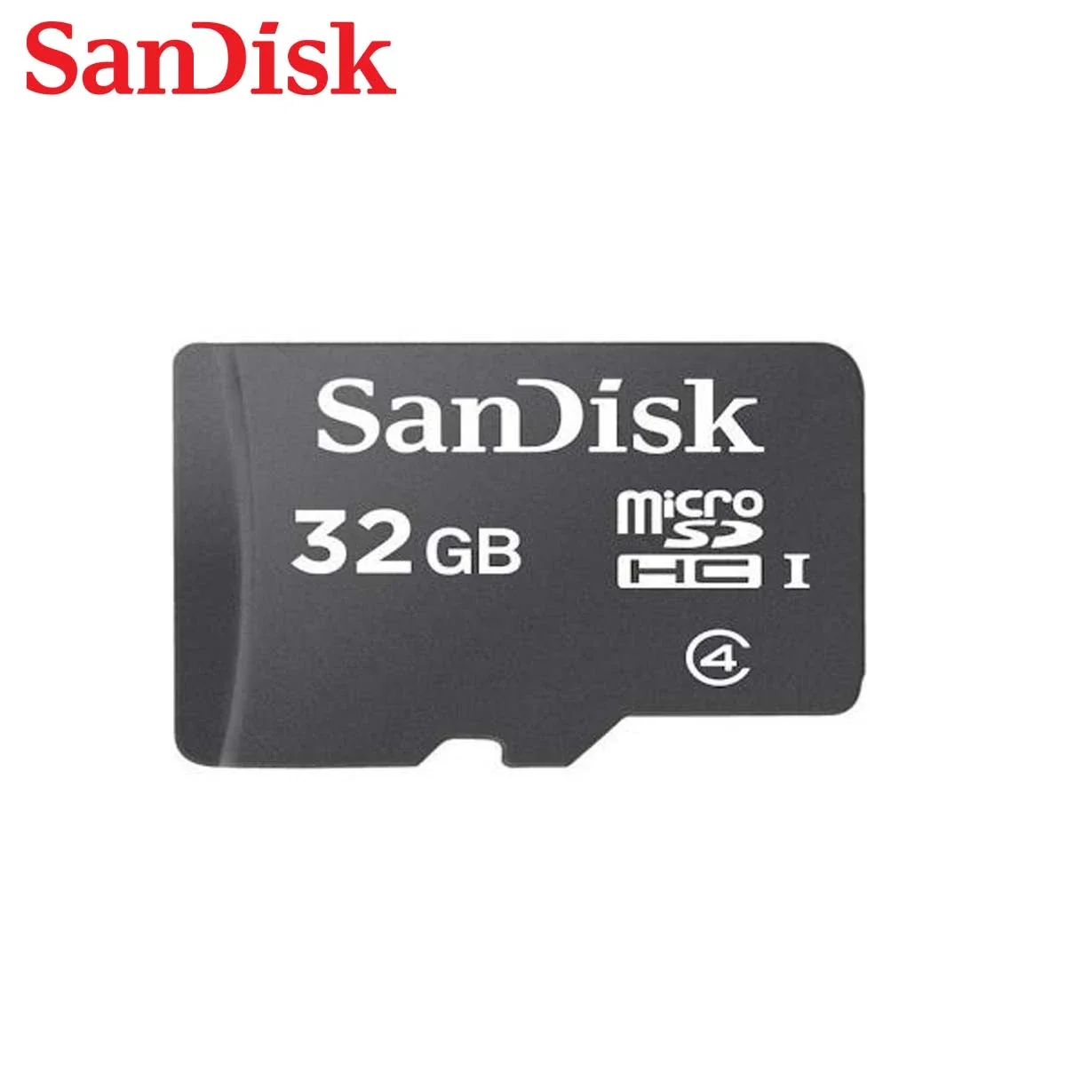 كرت ذاكرة SanDisk microSDHC سعة 32GB فئة 4 مع محول SD